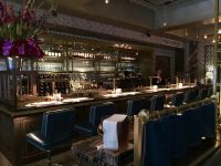 A rather elegant interior at Bob Bob Ricard - food wasn't bad either!
